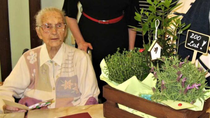 Pani Stefania Buława kończy dziś 103. lata