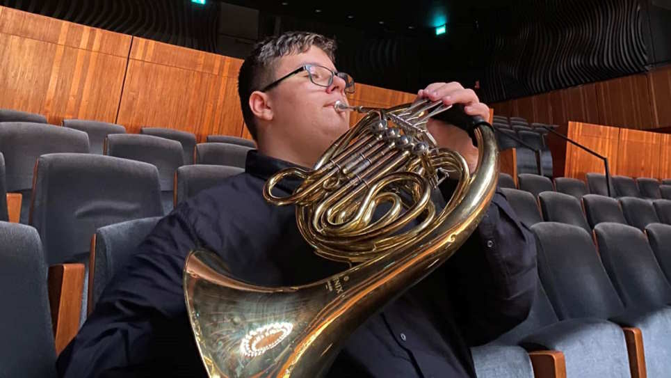 Aleksander Łojek zdobył Grand Prix na Ogólnopolskim Konkursie Instrumentów Dętych Blaszanych w Siennie