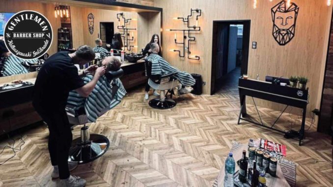 Gentlemen Barber Shop otworzył salon w Kolbuszowej. Tłumy klientów [FOTO, WIDEO]