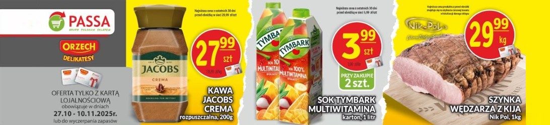 Baner Orzech 2025 1105 Promocje w sklepach „Orzech”.